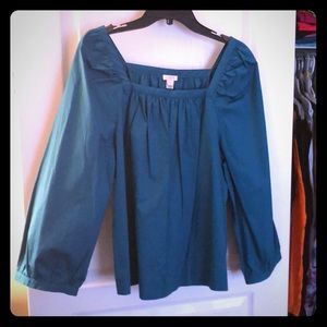 J. Crew 3/4 Sleeve Top